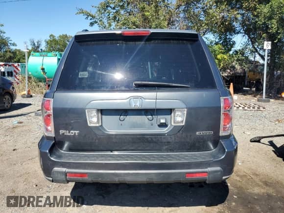 2006 Honda Pilot EX-L with VIN 2HKYF187X6H544056, listed as a Copart auction lot 71182015 with 272,411 mi miles and Salvage title. Bid and sale history available at DreamBid. Image 6.