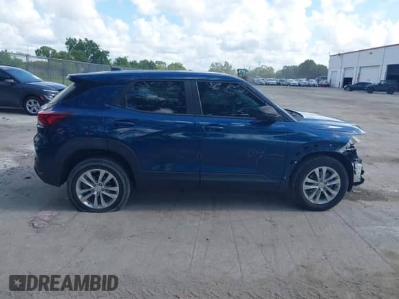 2021 Chevrolet TrailBlazer LS with VIN KL79MMS2XMB139559, listed as a IAAI auction lot 42593985 with 77,960 mi miles and . Bid and sale history available at DreamBid. Image 13.
