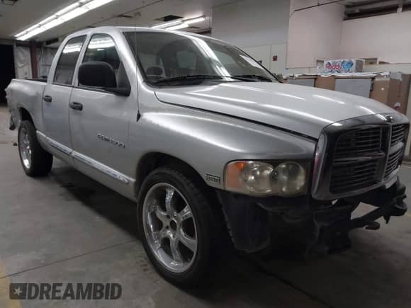 2005 Dodge 1500 SLT with VIN 1D7HA18DX5S221586, listed as a IAAI auction lot 43325652 with 155,414 mi miles and . Bid and sale history available at DreamBid. Image 1.