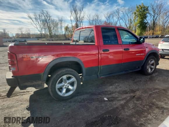2004 Dodge 1500 SLT with VIN 1D7HU18D14J259672, listed as a Copart auction lot 91022885 with Not provided miles and Clean title. Bid and sale history available at DreamBid. Image 3.