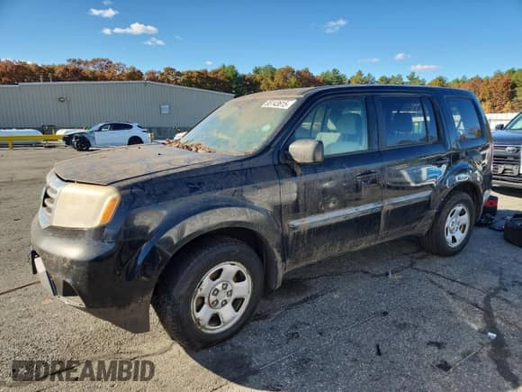2014 Honda Pilot LX with VIN 5FNYF4H27EB043404, listed as a Copart auction lot 85143615 with 165,988 mi miles and Clean title. Bid and sale history available at DreamBid. Image 1.