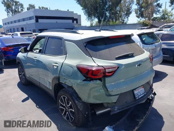 2024 Chevrolet TrailBlazer ACTIV with VIN KL79MVSL5RB217848, listed as a IAAI auction lot 43029224 with 2,453 mi miles and . Bid and sale history available at DreamBid. Image 3.