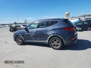 2017 Hyundai Santa Fe 2.4L z VIN 5NMZU3LBXHH011318, wystawiony jako Copart lot #89848685 z przebiegiem 121 332 mil mil oraz Czysty tytuł • Clean title. Historia ofert i sprzedaży dostępna na DreamBid. Obrazek 2.