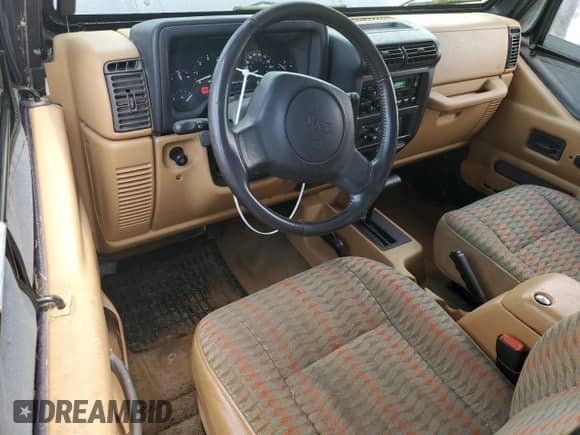 1997 Jeep Wrangler Sport with VIN 1J4FY19S8VP446600, listed as a Copart auction lot 60625905 with 70,322 mi miles and Clean title. Bid and sale history available at DreamBid. Image 8.