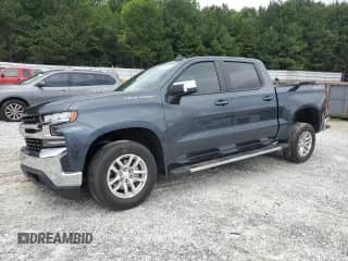 2022 Chevrolet Silverado 1500 LT z VIN 1GCPYDEK8NZ156668, wystawiony jako Copart lot #68655905 z przebiegiem 28 079 mil mil oraz Szkoda całkowita • Salvage title. Historia ofert i sprzedaży dostępna na DreamBid. Obrazek 1.