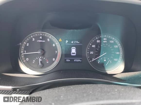 2020 Hyundai Tucson SEL with VIN KM8J33AL5LU187850, listed as a Copart auction lot 66292205 with 87,229 mi miles and Salvage title. Bid and sale history available at DreamBid. Image 9.