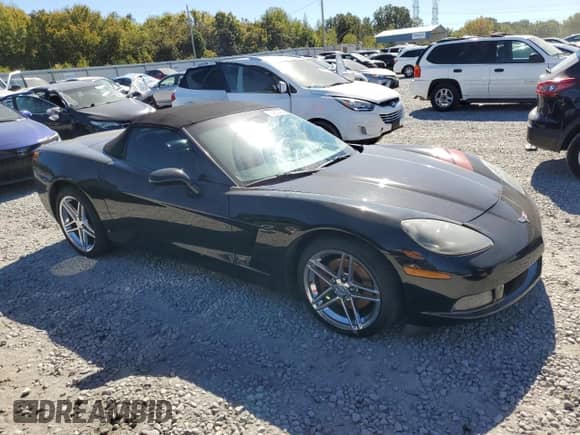 2006 Chevrolet Corvette with VIN 1G1YY36UX65128869, listed as a Copart auction lot 75662494 with 100,415 mi miles and Salvage title. Bid and sale history available at DreamBid. Image 4.