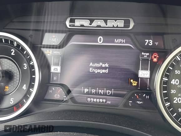 2022 Ram 1500 Laramie z VIN 1C6RREJM5NN165734, wystawiony jako IAAI lot #42307922 z przebiegiem 34 691 mil mil oraz . Historia ofert i sprzedaży dostępna na DreamBid. Obrazek 15.