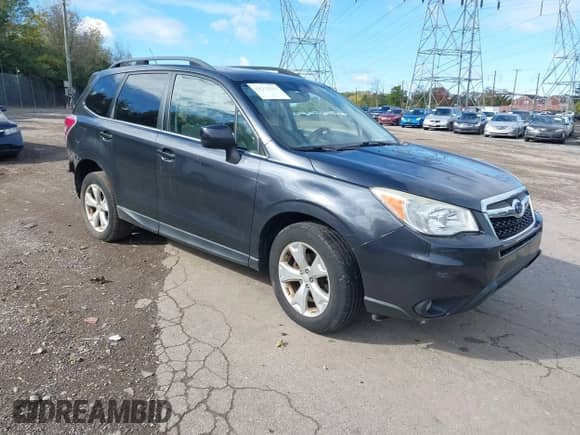 2014 Subaru Forester Limited with VIN JF2SJAHC1EH460269, listed as a IAAI auction lot 43479914 with 133,053 mi miles and . Bid and sale history available at DreamBid. Image 1.