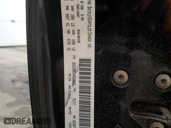 2004 Dodge Neon Highline z VIN 1B3ES46C54D639063, wystawiony jako Copart lot #82349274 z przebiegiem 187 669 mil mil oraz Szkoda całkowita • Salvage title. Historia ofert i sprzedaży dostępna na DreamBid. Obrazek 12.