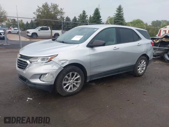 2019 Chevrolet Equinox LS with VIN 3GNAXHEVXKS563126, listed as a IAAI auction lot 43265440 with 113,883 mi miles and . Bid and sale history available at DreamBid. Image 17.