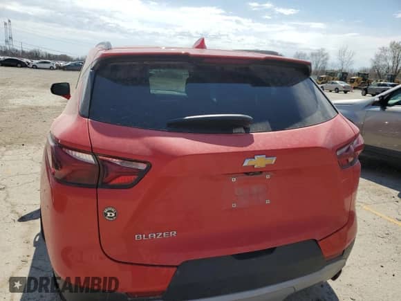 2021 Chevrolet Blazer LT с VIN 3GNKBDRSXMS519223, выставлен на аукционе Copart как лот 51160385 с пробегом 42 735 миль миль и Списание • Salvage title. История ставок и продаж доступна на DreamBid. Изображение 6.