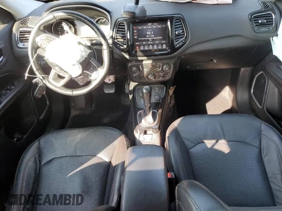 2021 Jeep Compass Limited with VIN 3C4NJDCB6MT525984, listed as a Copart auction lot 71976755 with 55,283 mi miles and Non repairable. Bid and sale history available at DreamBid. Image 8.