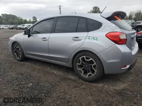 2015 Subaru Impreza 2.0i with VIN JF1GPAA66F9320792, listed as a Copart auction lot 55899035 with 80,433 mi miles and Salvage title. Bid and sale history available at DreamBid. Image 2.
