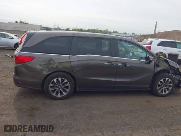 2023 Honda Odyssey EX-L с VIN 5FNRL6H69PB033617, выставлен на аукционе IAAI как лот 43279617 с пробегом 49 803 миль миль и . История ставок и продаж доступна на DreamBid. Изображение 13.