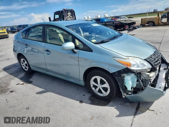 2013 Toyota Prius One with VIN JTDKN3DU7D1707508, listed as a Copart auction lot 85481715 with Not provided miles and Salvage title. Bid and sale history available at DreamBid. Image 4.