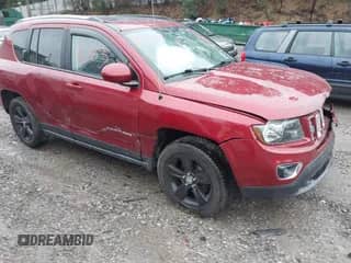 2016 Jeep Compass High Altitude with VIN 1C4NJDEB5GD795070, listed as a IAAI auction lot 43311075 with 58,057 mi miles and . Bid and sale history available at DreamBid. Image 1.