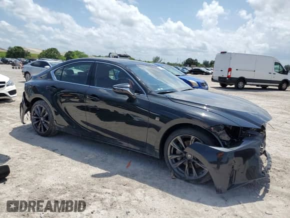 2025 Lexus IS 350 F Sport z VIN JTHBZ1B21S5085891, wystawiony jako Copart lot #57933515 z przebiegiem 877 mil mil oraz Szkoda całkowita • Salvage title. Historia ofert i sprzedaży dostępna na DreamBid. Obrazek 4.
