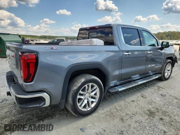 2022 GMC Sierra 1500 SLT with VIN 3GTU9DED4NG103953, listed as a Copart auction lot 80319555 with 44,373 mi miles and Salvage title. Bid and sale history available at DreamBid. Image 3.