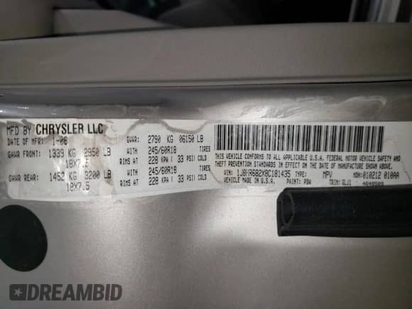 2008 Jeep Grand Cherokee Overland with VIN 1J8HR682X8C181435, listed as a Copart auction lot 60760605 with 137,522 mi miles and Clean title. Bid and sale history available at DreamBid. Image 13.