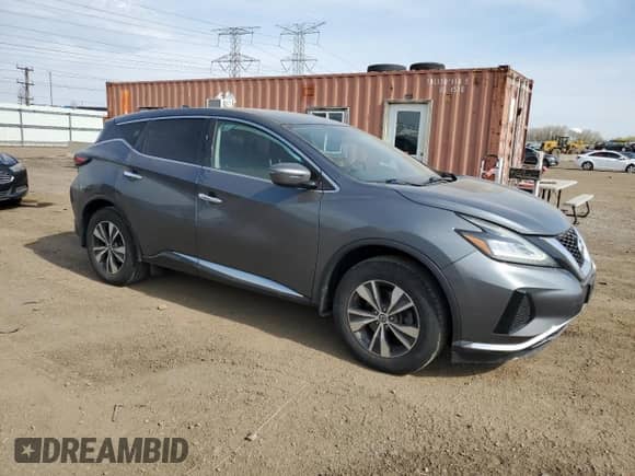 2019 Nissan Murano SL with VIN 5N1AZ2MJ5KN132746, listed as a Copart auction lot 56951185 with 123,420 mi miles and Salvage title. Bid and sale history available at DreamBid. Image 4.