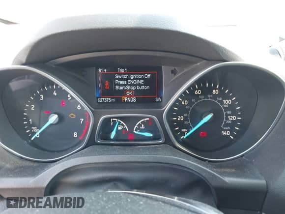2017 Ford Escape Titanium с VIN 1FMCU0J93HUC13443, выставлен на аукционе IAAI как лот 43241424 с пробегом 27 375 миль миль и . История ставок и продаж доступна на DreamBid. Изображение 7.