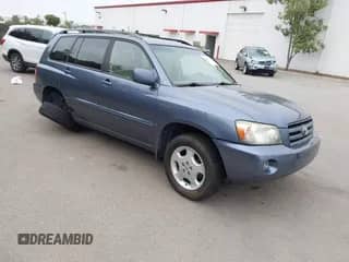 2005 Toyota Highlander with VIN JTEDP21A250050076, listed as a IAAI auction lot 42633015 with Not provided miles and . Bid and sale history available at DreamBid. Image 1.