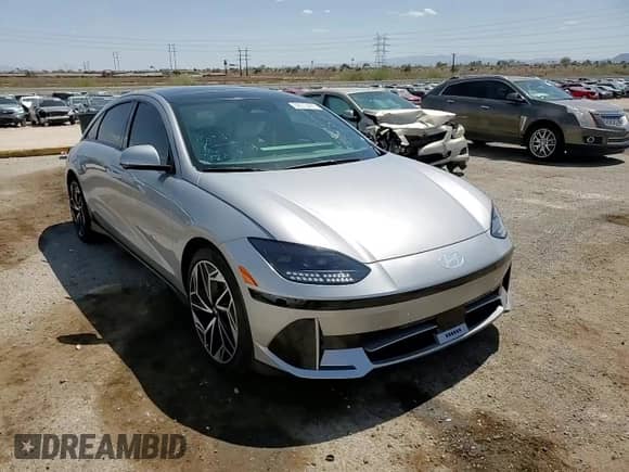 2023 Hyundai Ioniq 6 Limited with VIN KMHM54AA2PA051629, listed as a Copart auction lot 60973495 with 20,277 mi miles and Salvage title. Bid and sale history available at DreamBid. Image 13.