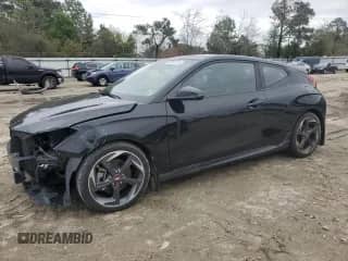 2020 Hyundai Veloster Turbo with VIN KMHTH6ABXLU026607, listed as a Copart auction lot 52281015 with 103,382 mi miles and Salvage title. Bid and sale history available at DreamBid. Image 1.