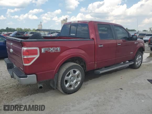 2013 Ford F-150 Lariat with VIN 1FTFW1ET7DKF18182, listed as a Copart auction lot 68183995 with 165,863 mi miles and Salvage title. Bid and sale history available at DreamBid. Image 3.