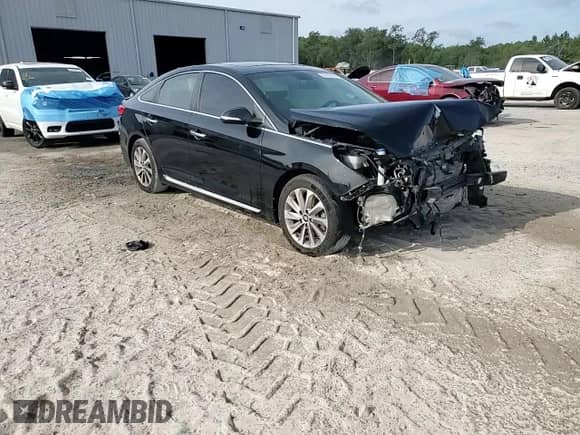 2017 Hyundai Sonata Sport with VIN 5NPE34AF9HH455161, listed as a Copart auction lot 80162745 with 120,644 mi miles and Salvage title. Bid and sale history available at DreamBid. Image 14.