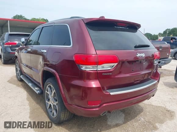 2020 Jeep Grand Cherokee High Altitude z VIN 1C4RJECG0LC145052, wystawiony jako IAAI lot #42642395 z przebiegiem 81 113 mil mil oraz . Historia ofert i sprzedaży dostępna na DreamBid. Obrazek 3.