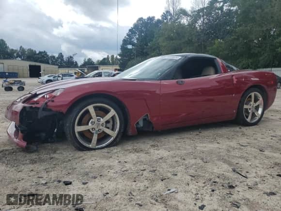 2008 Chevrolet Corvette with VIN 1G1YY26W985118431, listed as a Copart auction lot 73733624 with 80,829 mi miles and Salvage title. Bid and sale history available at DreamBid. Image 1.