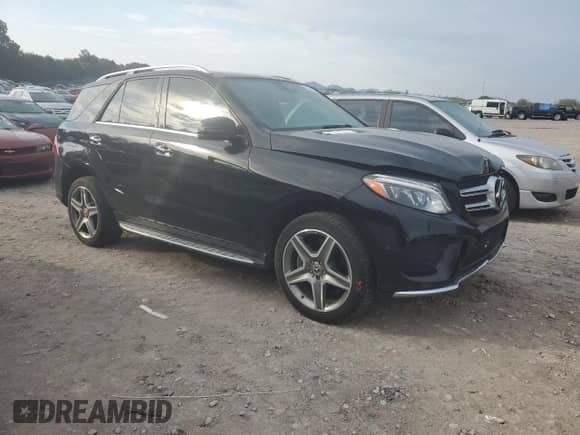 2018 Mercedes-Benz GLE 350 with VIN 4JGDA5JB2JB083332, listed as a Copart auction lot 81391915 with 42,334 mi miles and Salvage title. Bid and sale history available at DreamBid. Image 4.