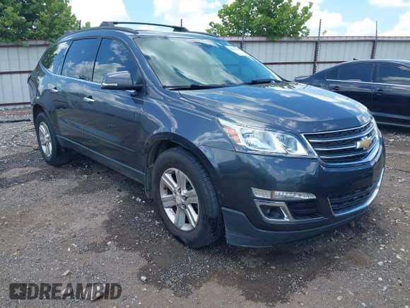 2013 Chevrolet Traverse LT with VIN 1GNKVJKD7DJ209355, listed as a IAAI auction lot 42842885 with 178,604 mi miles and . Bid and sale history available at DreamBid. Image 1.