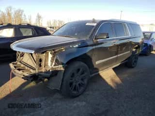 2015 Cadillac Escalade ESV Premium с VIN 1GYS3JKJ4FR186930, выставлен на аукционе Copart как лот 42285825 с пробегом 115 561 миль миль и Списание • Salvage title. История ставок и продаж доступна на DreamBid. Изображение 1.