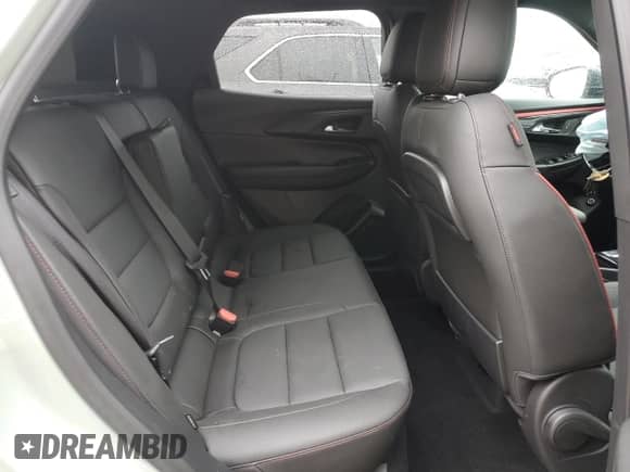 2024 Chevrolet TrailBlazer RS with VIN KL79MTSL6RB140265, listed as a Copart auction lot 54944655 with 7,694 mi miles and Salvage title. Bid and sale history available at DreamBid. Image 11.