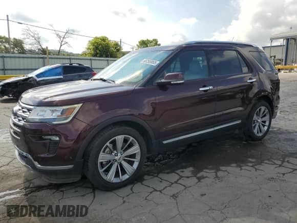 2018 Ford Explorer Limited с VIN 1FM5K7F82JGA17800, выставлен на аукционе Copart как лот 65255865 с пробегом 40 483 миль миль и Списание • Salvage title. История ставок и продаж доступна на DreamBid. Изображение 1.