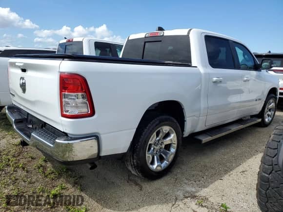 2021 Ram 1500 Big Horn with VIN 1C6RREFG5MN814952, listed as a Copart auction lot 74951324 with 32,970 mi miles and Non repairable. Bid and sale history available at DreamBid. Image 3.