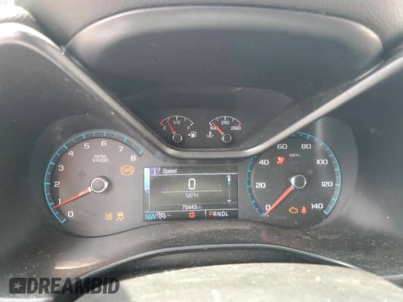 2017 Chevrolet Colorado 4WD ZR2 with VIN 1GCGTEEN5H1285386, listed as a Copart auction lot 63880895 with 75,443 mi miles and Salvage title. Bid and sale history available at DreamBid. Image 9.