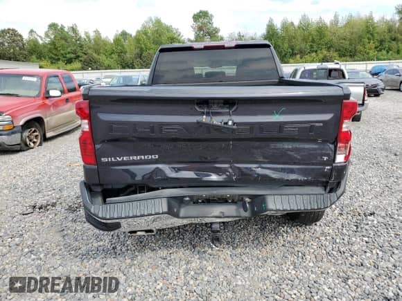 2022 Chevrolet Silverado 1500 LT with VIN 1GCRDDEDXNZ632716, listed as a Copart auction lot 83784195 with 42,215 mi miles and Salvage title. Bid and sale history available at DreamBid. Image 6.