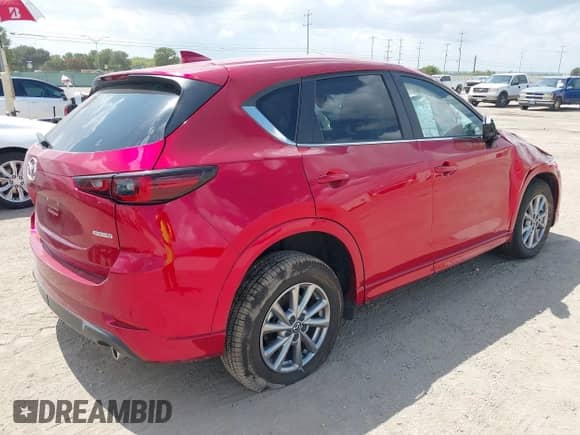 2025 Mazda CX-5 S Preferred z VIN JM3KFBCL1S0672877, wystawiony jako IAAI lot #43087863 z przebiegiem 2 420 mil mil oraz . Historia ofert i sprzedaży dostępna na DreamBid. Obrazek 4.