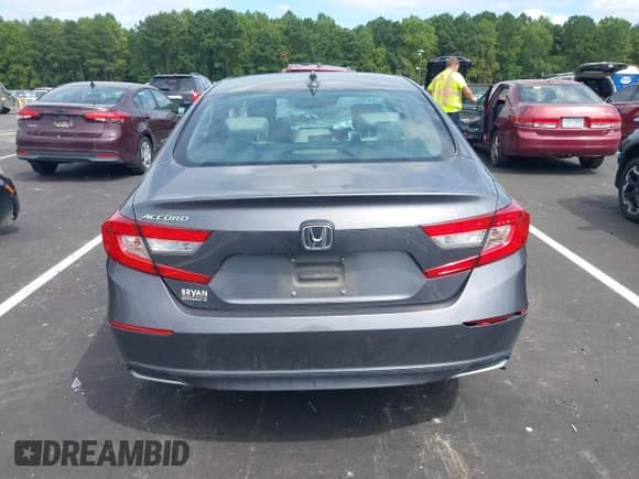 2020 Honda Accord EX-L with VIN 1HGCV1F5XLA091012, listed as a IAAI auction lot 43059353 with 114,611 mi miles and . Bid and sale history available at DreamBid. Image 16.