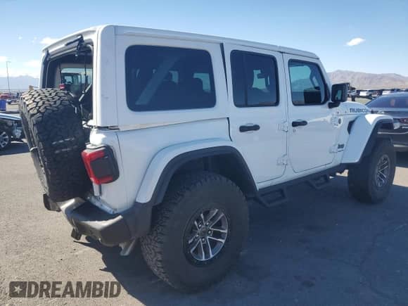 2024 Jeep Wrangler Rubicon 392 Final Edition with VIN 1C4RJXSJ7RW272915, listed as a Copart auction lot 84765965 with 15,566 mi miles and Salvage title. Bid and sale history available at DreamBid. Image 3.