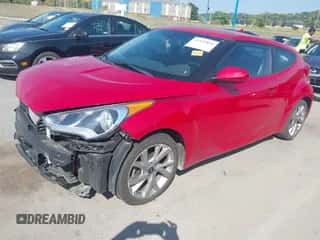 2016 Hyundai Veloster with VIN KMHTC6AD8GU280144, listed as a IAAI auction lot 43120852 with 95,553 mi miles and . Bid and sale history available at DreamBid. Image 2.