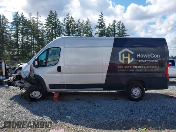 2023 Ram ProMaster Cargo с VIN 3C6MRVJG4PE554344, выставлен на аукционе IAAI как лот 42926398 с пробегом 39 213 миль миль и . История ставок и продаж доступна на DreamBid. Изображение 13.