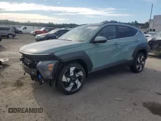 2024 Hyundai Kona Limited с VIN KM8HECA34RU062906, выставлен на аукционе Copart как лот 70529805 с пробегом 9 129 миль миль и Списание • Salvage title. История ставок и продаж доступна на DreamBid. Изображение 1.