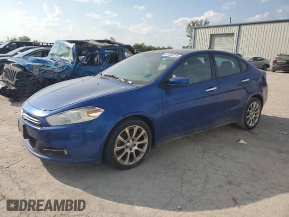 2014 Dodge Dart Limited with VIN 1C3CDFCB4ED859968, listed as a Copart auction lot 81004725 with 159,002 mi miles and Clean title. Bid and sale history available at DreamBid. Image 1.