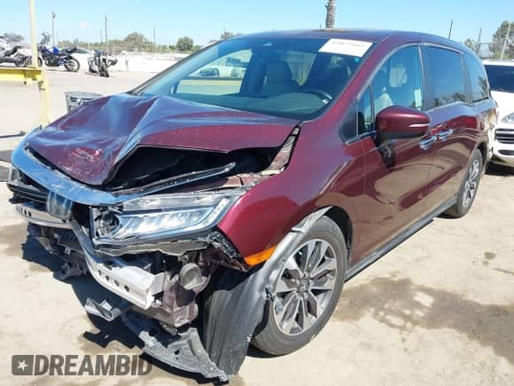 2021 Honda Odyssey EX-L с VIN 5FNRL6H77MB023883, выставлен на аукционе IAAI как лот 43022165 с пробегом 125 987 миль миль и . История ставок и продаж доступна на DreamBid. Изображение 2.