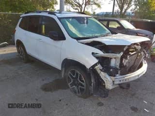 2023 Honda Passport Elite z VIN 5FNYF8H00PB027778, wystawiony jako IAAI lot #41890113 z przebiegiem Nie podano mil oraz . Historia ofert i sprzedaży dostępna na DreamBid. Obrazek 1.